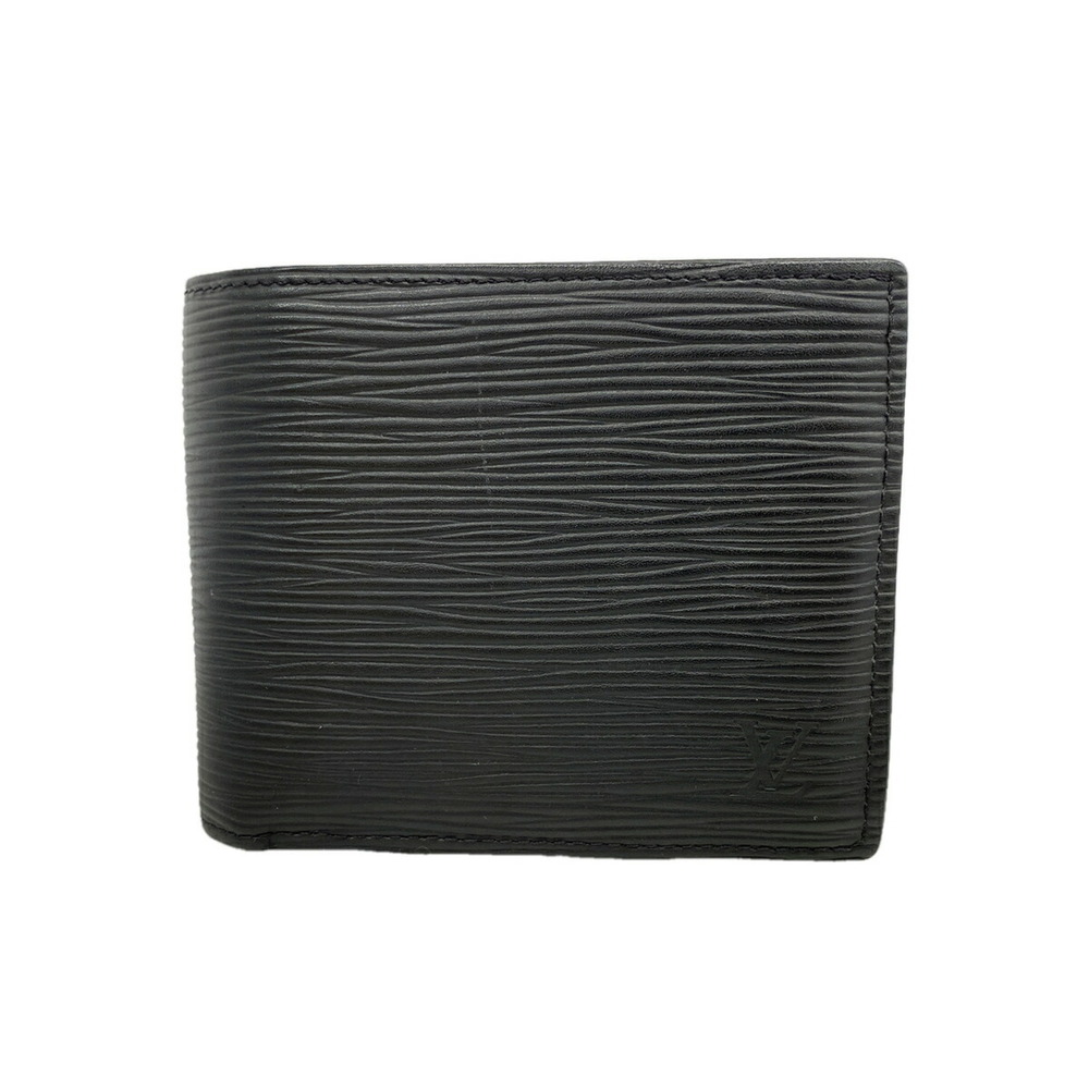 Louis Vuitton Epi Portefeuille Marco NM Wallet M62289 Noir Men's